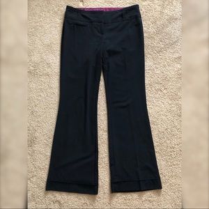 Black Dress pants with hem detail